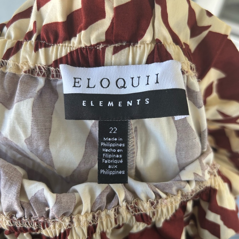 Eloquii Elements Off The Shoulder Cotton Pullover Belted Dress Size 22 - Picture 7 of 7